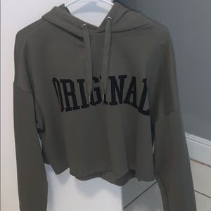 Navy green ‘original’ hoodie